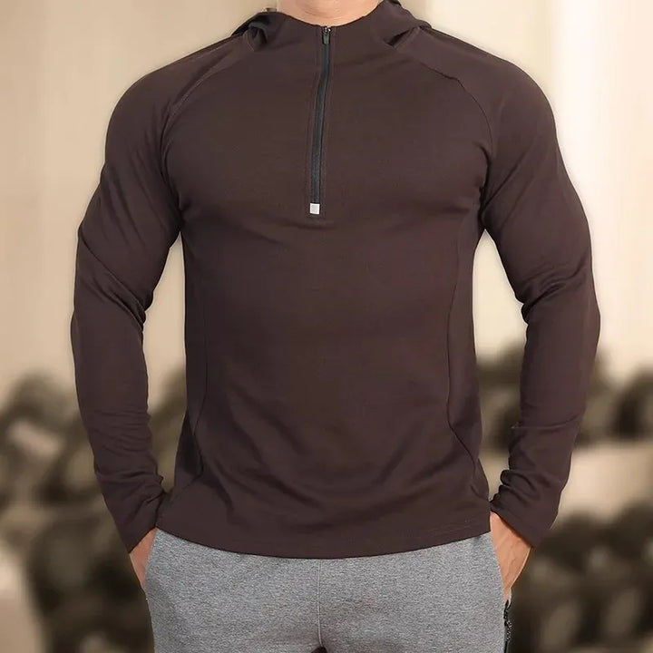 Long Sleeve T-Shirts 1/4 Zip Urban