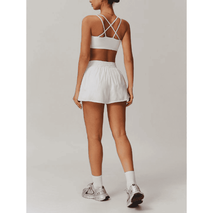 Women's White Gym Sets FlexEase