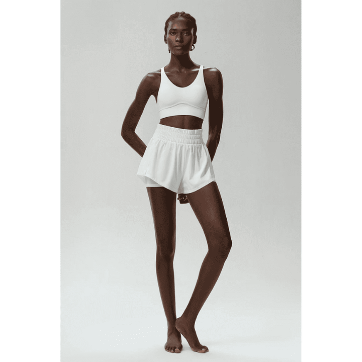 Women's White Gym Sets Breeze