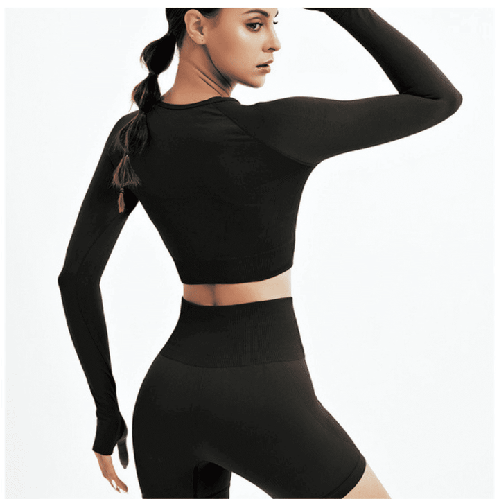 Women's Black Gym Sets FlowFit