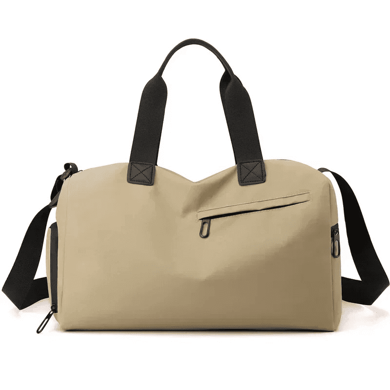 Beige Gym Bag Oxford