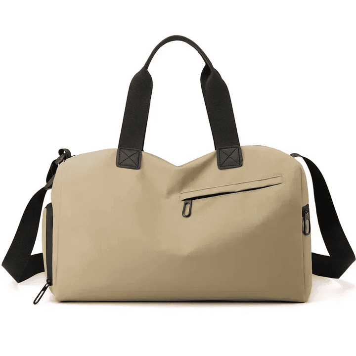 Beige Gym Bag Oxford