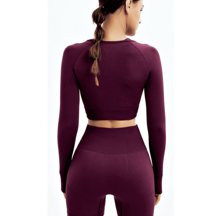 Women's Purple Gym Sets FlowFit