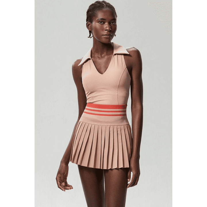 Women's Beige Gym Sets Polo