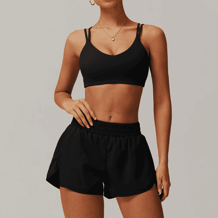 Women's Black Gym Sets FlexEase