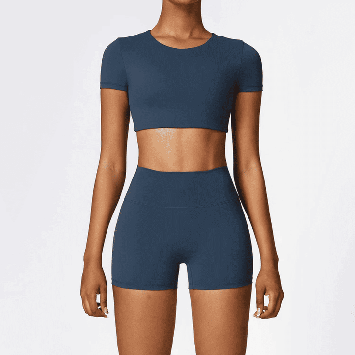 Women's Navy Blue Gym Sets Maya