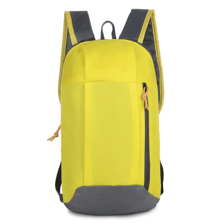 Yellow Gym Backpack Clutch