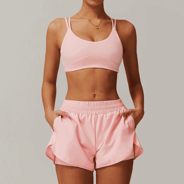 Women's Pink Gym Sets FlexEase