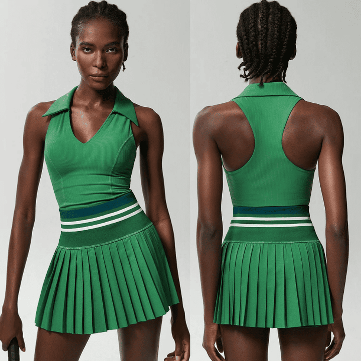 Women's Green Gym Sets Polo