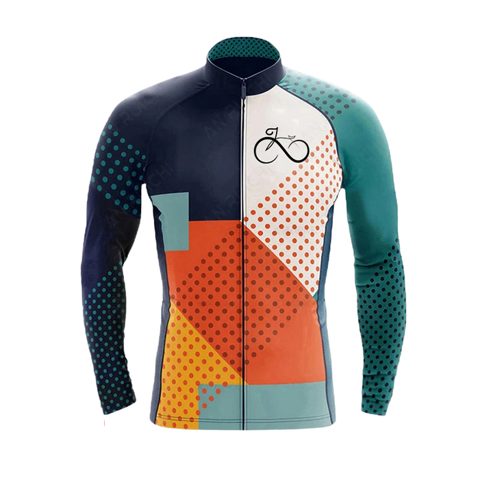 Men's Long Sleeve Cycling Jersey BikeElite