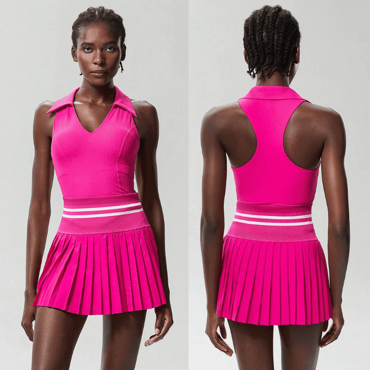 Women's Pink Gym Sets Polo