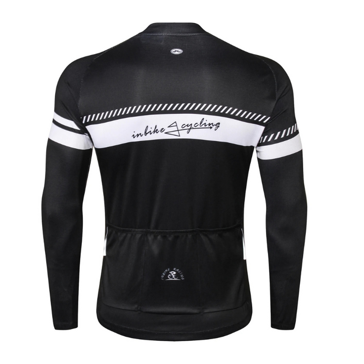 Men's Long Sleeve Cycling Jersey InbikeBlack