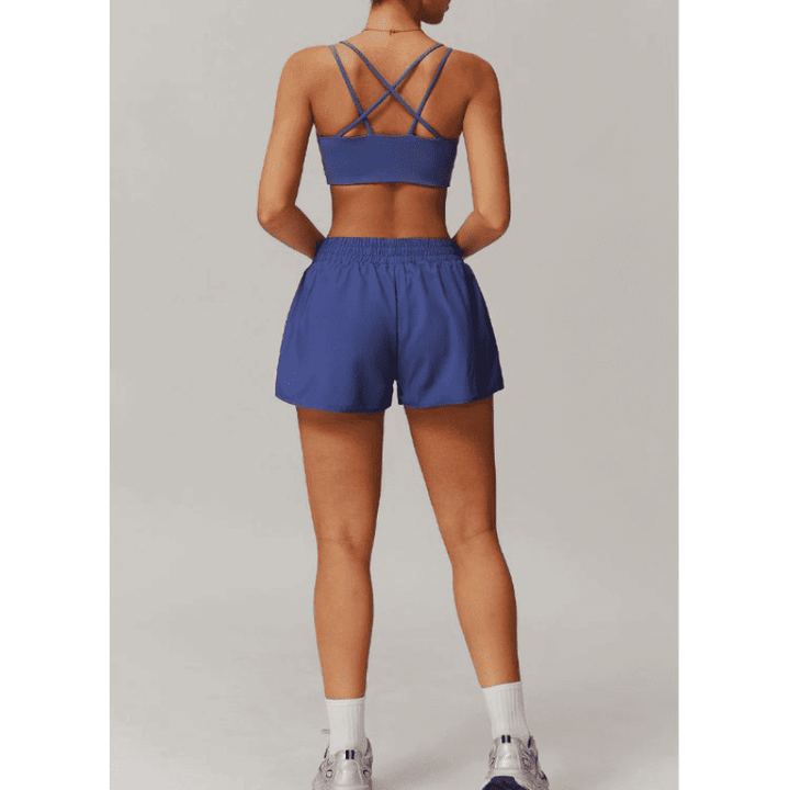 Women's Blue Gym Sets FlexEase