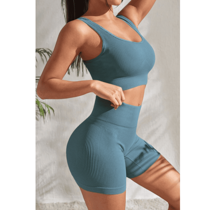 Women's Grey Gym Sets Vital